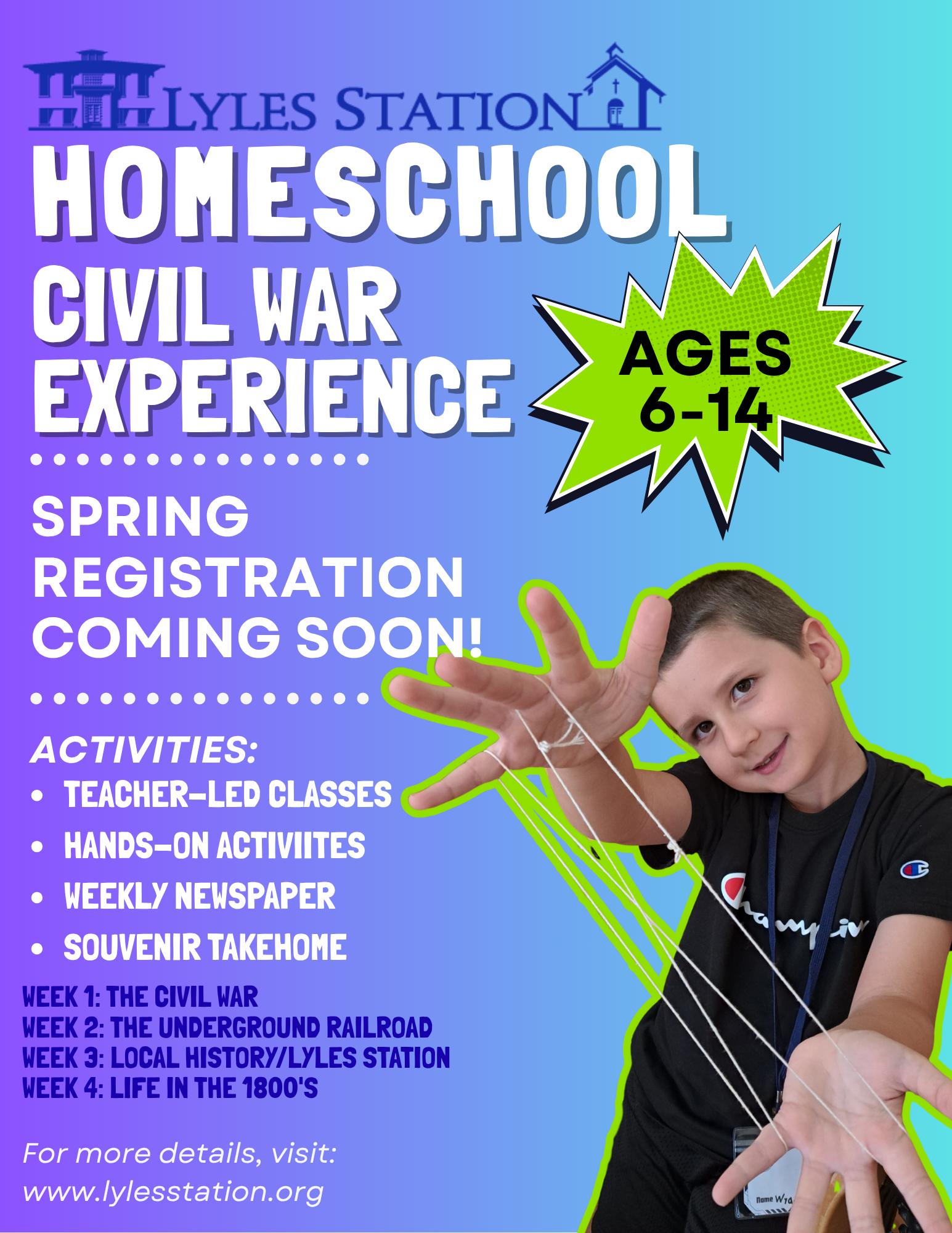 Lyles Station Spring Registration Promo